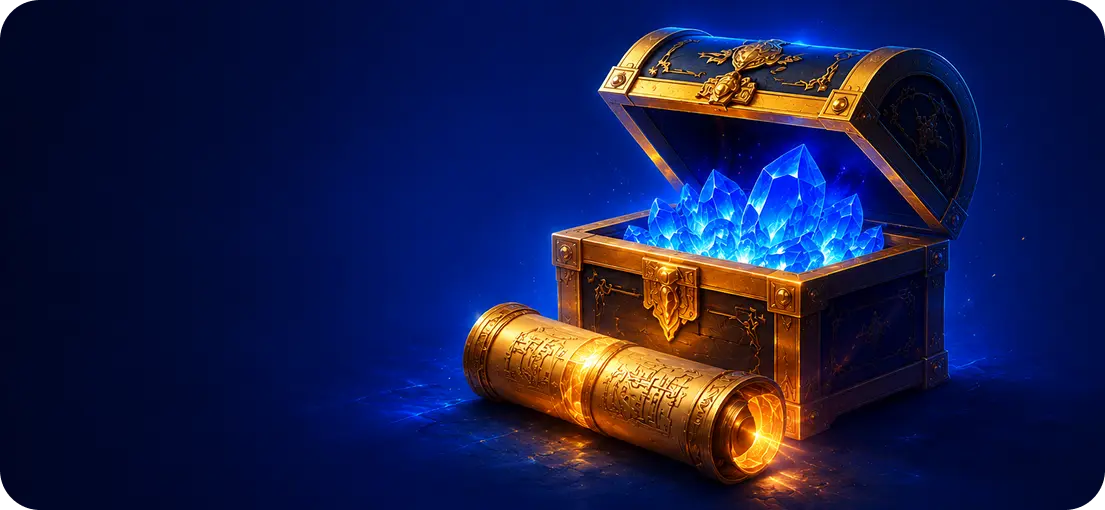 Treasure chest full of rewards